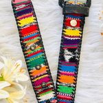 Vintage multi stripe color rainbow belt Multiple Photo 0