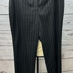 Haggar size 10 black with white‎ pin strip dress pants Photo 0