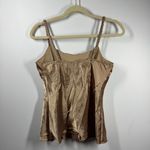 B.Wear Tank Women M Gold Milkmaid Ruched Vintage Y2K USA Bratz Spring Spice Girl Size M Photo 1