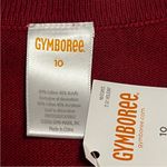 Gymboree  Women Size 10 Red Short Sleeve Sweater Ruffle‎ Trim Collar Holiday NEW Photo 1