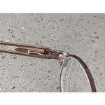 Indie GRETA COGNAC SHINY BROWN EYEGLASSES GLASSES METAL FRAMES ONLY 51 Photo 7