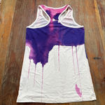 Nike Women's Purple, Pink, White Tie-Dye Racerback Tank Top Slim Fit M Photo 6