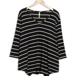 Forgotten Grace V-Neck Asymmetrical Hem Top Photo 0