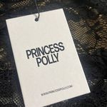 Princess Polly  Top Crop Black Photo 3