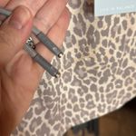 Johnny Was NWT Calme White Grey Multi Animal Print Elastic Waist Shorts Sz Large Photo 13