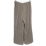 Apt. 9  Women's Taupe Palazzo Pull On Gauze Fabric Pants Photo 7