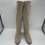 Lucky Brand Womens 8 Boots Calypso Tall Suede Over The Knee Tan Beige LKCALYPSO Photo 2