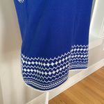 Banana Republic Cobalt Blue Embroidered Sleeveless Top Size Small Photo 2
