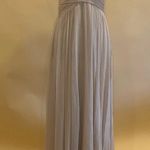 ASOS 🛍️ DESIGN Bridesmaid Blush Ruched Bodice Drape Maxi Dress Wrap Waist 6 Photo 4