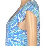Lilly Pulitzer Rejina Shift Dress in Blue Haven Hey Hey Soliel print Small EUC Photo 8