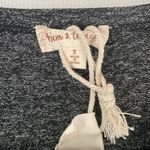 Hem & Thread  Gray Washed Black Light Sweater Long Sleeve Top Photo 3