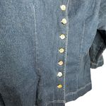 Vintage O.M.G. Denim Jacket Shirt‎ Blue Size M Photo 4