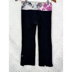 Lululemon  Tadasana Slit Crop Yoga Black Legging Size 4 Photo 3