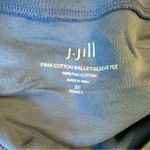 J Jill‎ Blue Ballet Sleeve Shirt Size 2X Photo 3