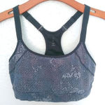 Under Armour  M Lavender Gray Snake Print Athletic Bra Photo 0