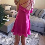 B Darlin Pink Strappy Dress Photo 1