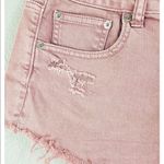 American Eagle ✨AE Pink Low Rise Stretch Denim Booty Shorts✨ Photo 4