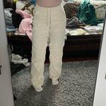 Hollister cream parachute pants size small long Photo 1
