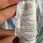 J.Crew  Embroidered Beach Tunic In Stripe L2790 Vacation Floral Size S Photo 3