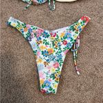 SheIn Swim Mod Summer Beach Women's Floral Printed Lace Up Bikini Set Size Small Photo 9