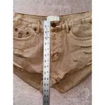 One Teaspoon Bandits Low Waist Denim Shorts Super Brown Size 25 Photo 8