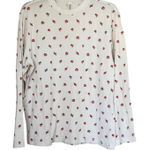 SKIMS  Boyfriend Long Sleeve Crewneck Mushroom Tee Size Large Photo 0