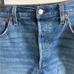Levi's Levi’s 501 High Waist Classic Denim Jeans Distressed Shorts Size 32 Blue Photo 2