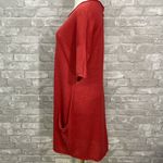G9C Burnt Orange Linen Sweater Dress/Tunic Size M Photo 2