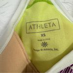 Athleta  Purple & White Floral Print Athletic Dress XS Strappy Outdoorsy Gorpcore Photo 7