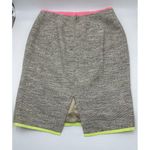 Elie Tahari Womens Skirt Light Grey‎ Pencil SLinen Blend Size 2 Gray Photo 3