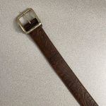 Silipada Designs Floral Leather Belt Medium Womens Brown Buckle Embossed Canada Photo 2