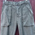 Free People We The Free Marx Slouchy Cargo Jeans Green Size 24 Photo 4