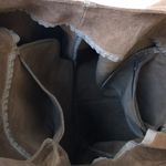 CYNTHIA VINCENT Brown Suede Hobo Bag. Grommets. Vintage ✩ Photo 6