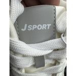 New J Sport Cecily Women’s Sneaker Suede White/Grey Low Top Shoes Size 8 US White Photo 6