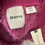 Anthropologie  Maeve Pink Fuzzy Sweater Size XXS Photo 5