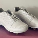 DICK'S Sporting Goods Rip-It Diamond Women’s White Softball Spikes Size 9 Brand New Photo 1