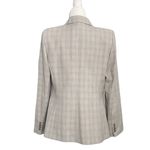 Elie Tahari  Allegra Micro-Plaid One Button Jacket Blazer Gray Size 12 NWT Photo 5