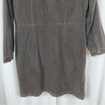 J.Jill  Brown Corduroy Button Front Tunic Dress Sz.L Photo 12