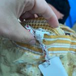 By the River Yellow Floral Midi Dress Tie Strap Sundress Cottagecore Size Large Photo 7