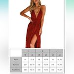 Amazon Red Backless Lace Maxi Dress Photo 4