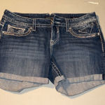 Vigoss Women's Dark Blue Jean Shorts size 16 Photo 0