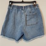 Aerie  Adventure Denim Shorts Size Small frayed Hem Casual Photo 2