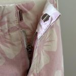 New Frontier Lavender/White Cotton Hibiscus Print Skirt sz 4 Purple Photo 5