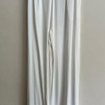 Maeve New Anthropologie Shine Sailor Trouser Wide Leg Pants Ivory Size: 10 Photo 2