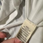 Flower & Feather Size L Midi Dress Navy Striped Tiered Preppy Beach Resort Chic Blue Size L Photo 8