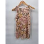 LC Lauren Conrad Lauren Conrad Romantic Cottagecore Tank Womens XS Pink Flower Print Crochet Trim Photo 5