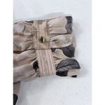 Calvin Klein  Peach Floral/Grey Button Up Blouse Size M‎ Flowers Ruffles EUC Photo 7