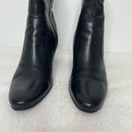 Covington New  Marnie Black Leather Heel Ankle Boots size 10 Photo 4