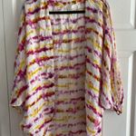 Anthropologie by Womens One Size Open Kimono Tye Dye Boho Festival Free Size Photo 0