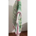 Shiraleah  Women’s Floral Viscose Beach Cover-Up with Pom-Pom Trim Photo 6
